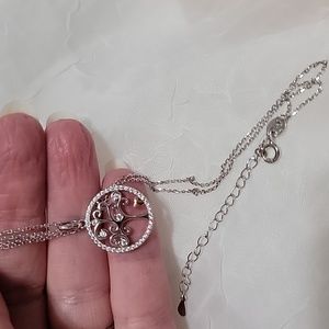 Tree of life silver necklace
